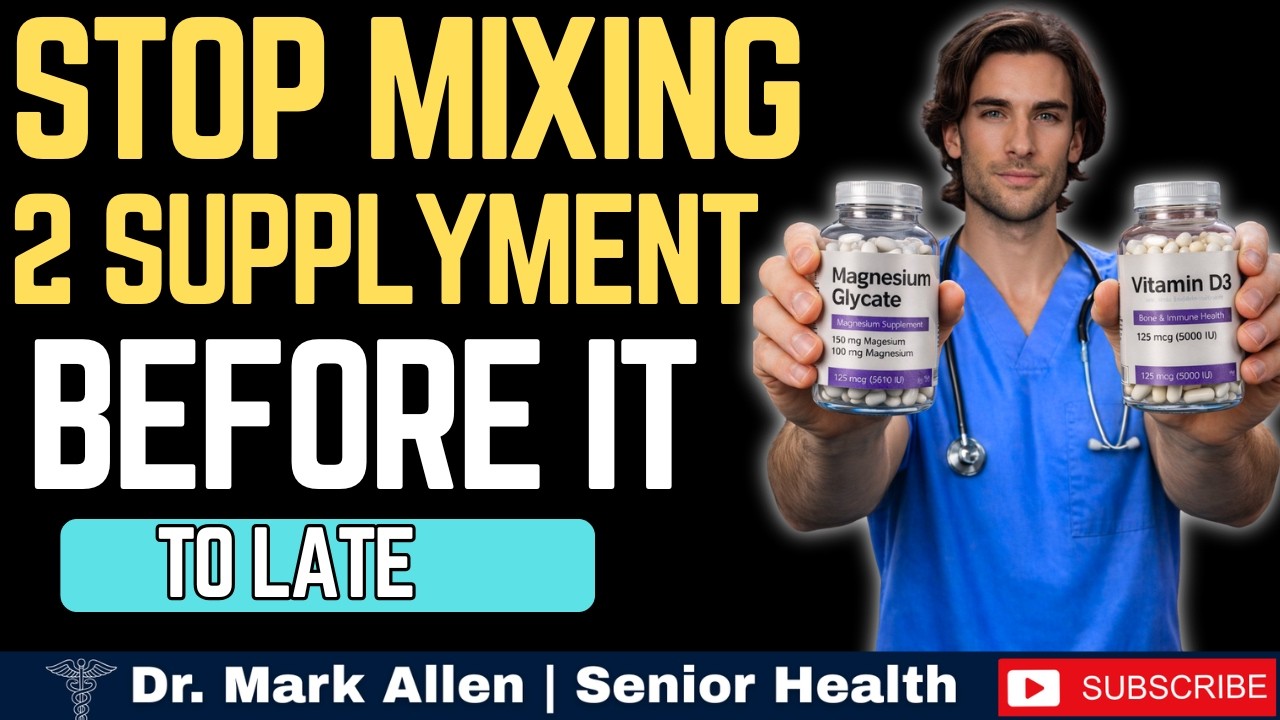 Over 60  NEVER Take Magnesium Glycinate with Vitamin D3 & K2 Before Watching This!