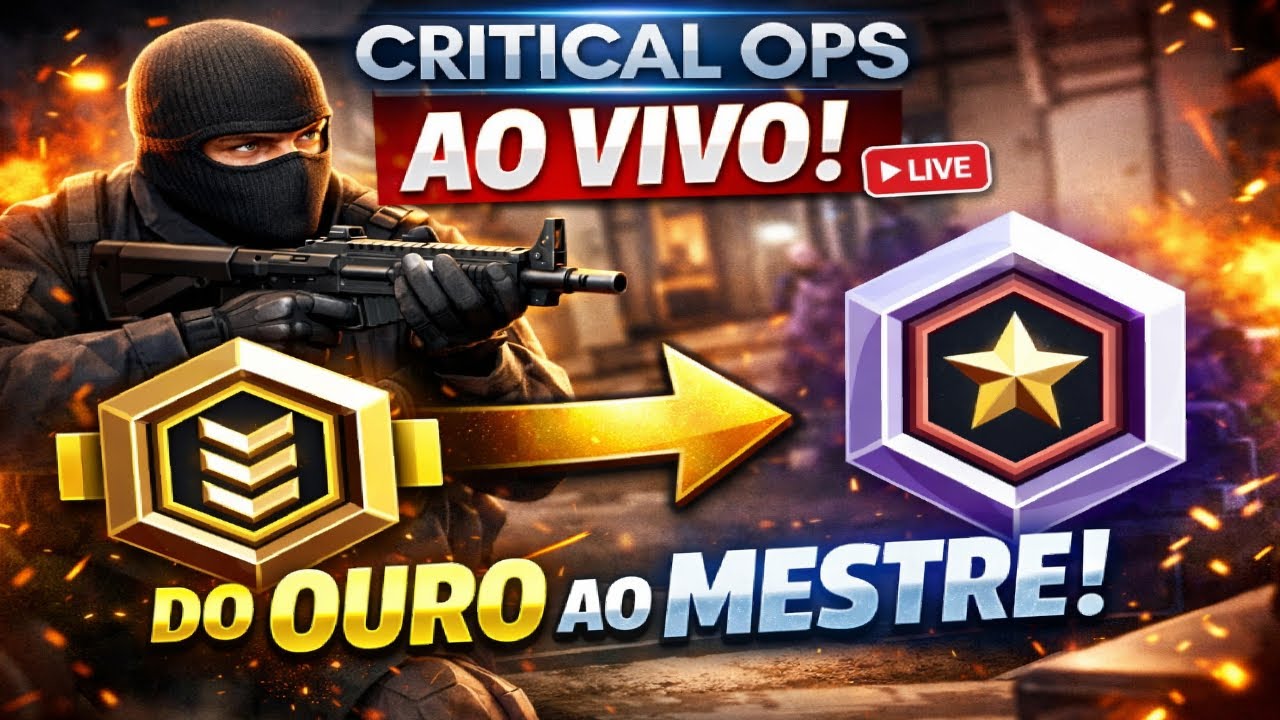 DO OURO AO MESTRE AO VIVO | CRITICAL OPS