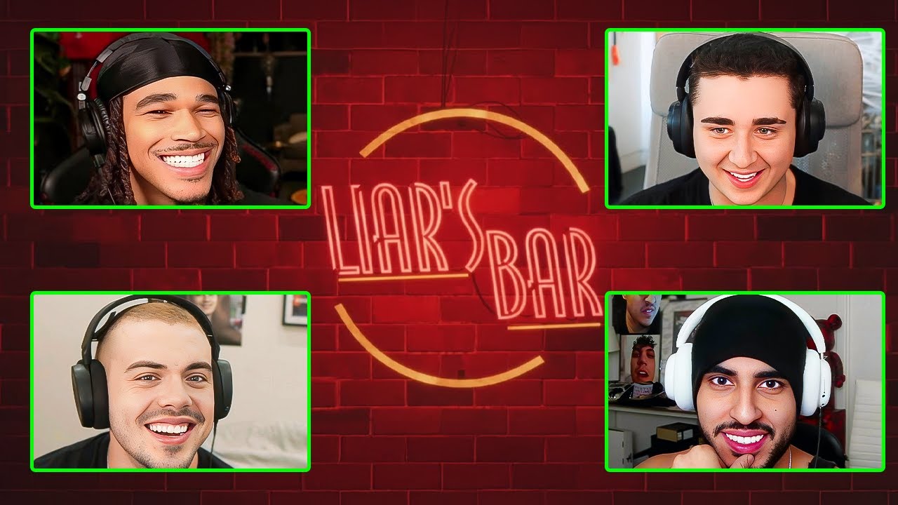 Max, Lacy, FaZe Adapt, & FaZe Rain Play LIAR'S Bar..