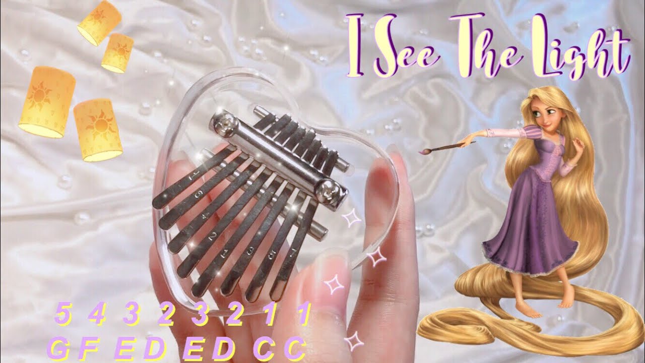 Mandy Moore - I See The Light 8-key Kalimba Cover w/ Easy Tabs | Tangled | Pai C