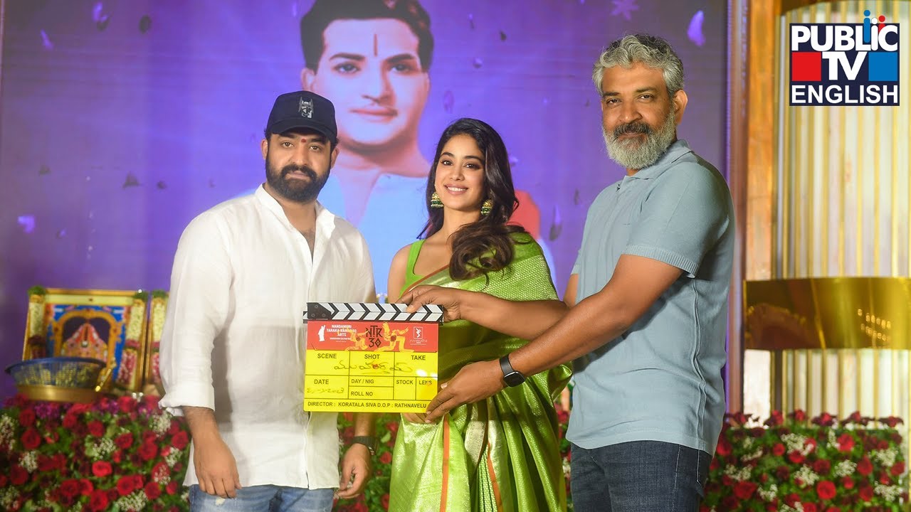 Actors Jr NTR, Janhvi Kapoor Begin Shooting For &lsquo;NTR 30&rsquo; | Public TV English