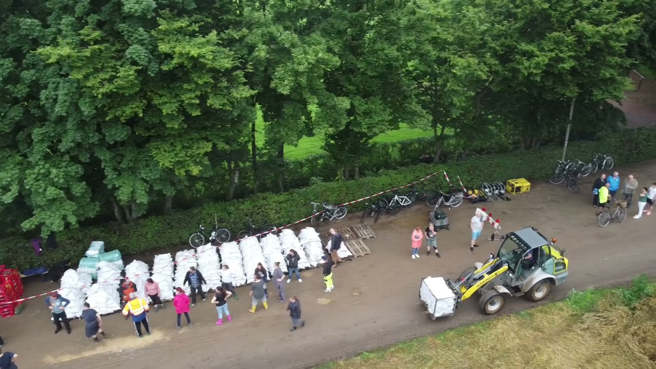Wassenberg: Ophoven bereitet sich auf das Hochwasser vor