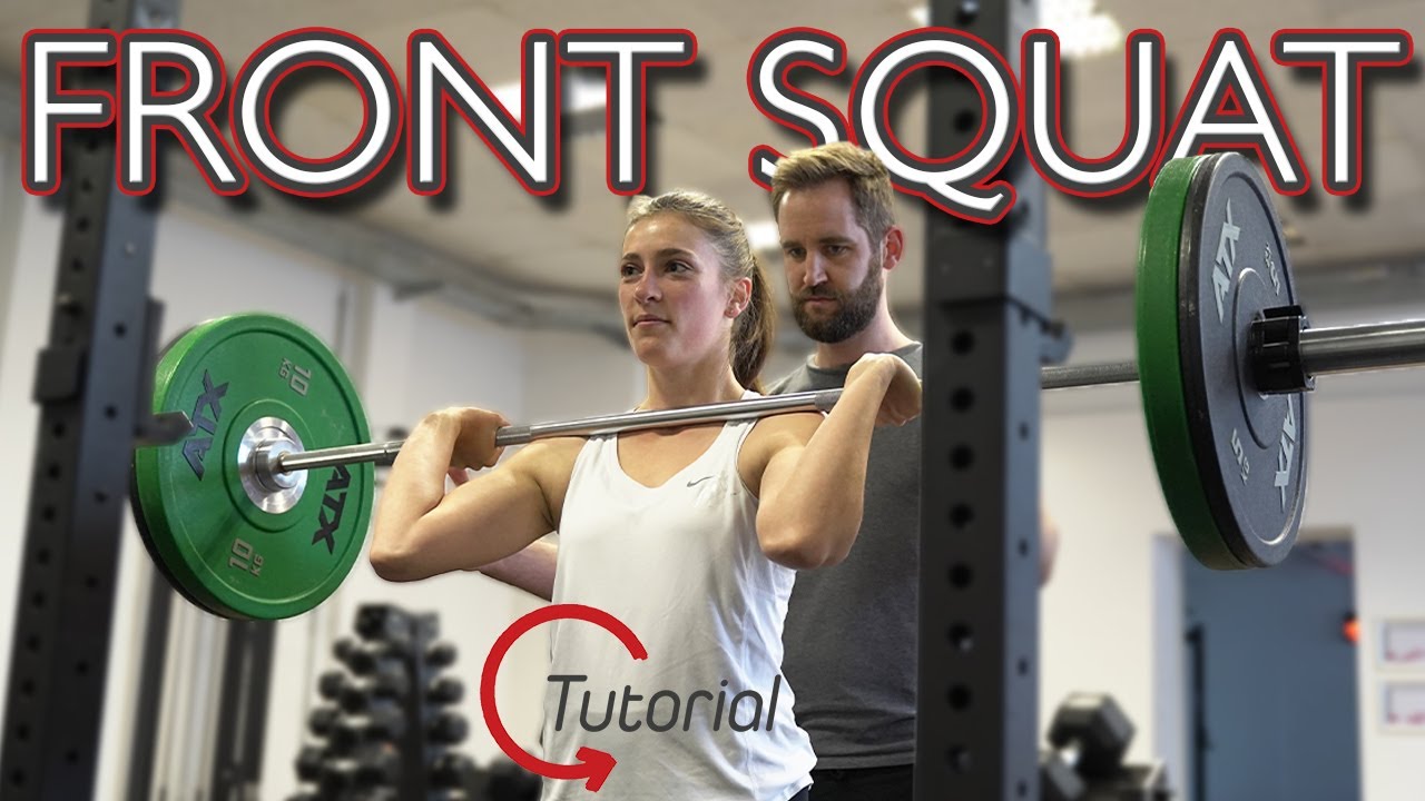 Front Squat - Die richtige Technik bei der Frontkniebeuge | Tutorial | Kernfit