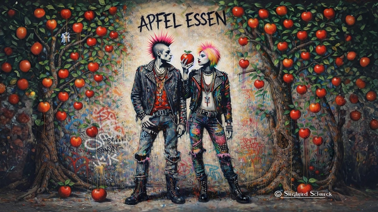 Apfel essen