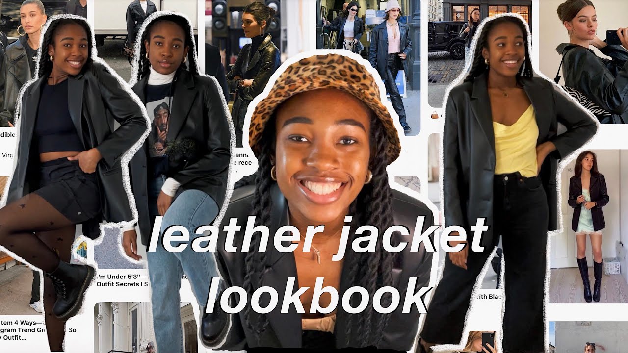 How to Style: an Oversized Leather Blazer | 1 jacket, 15 outfits ideas (style with me)