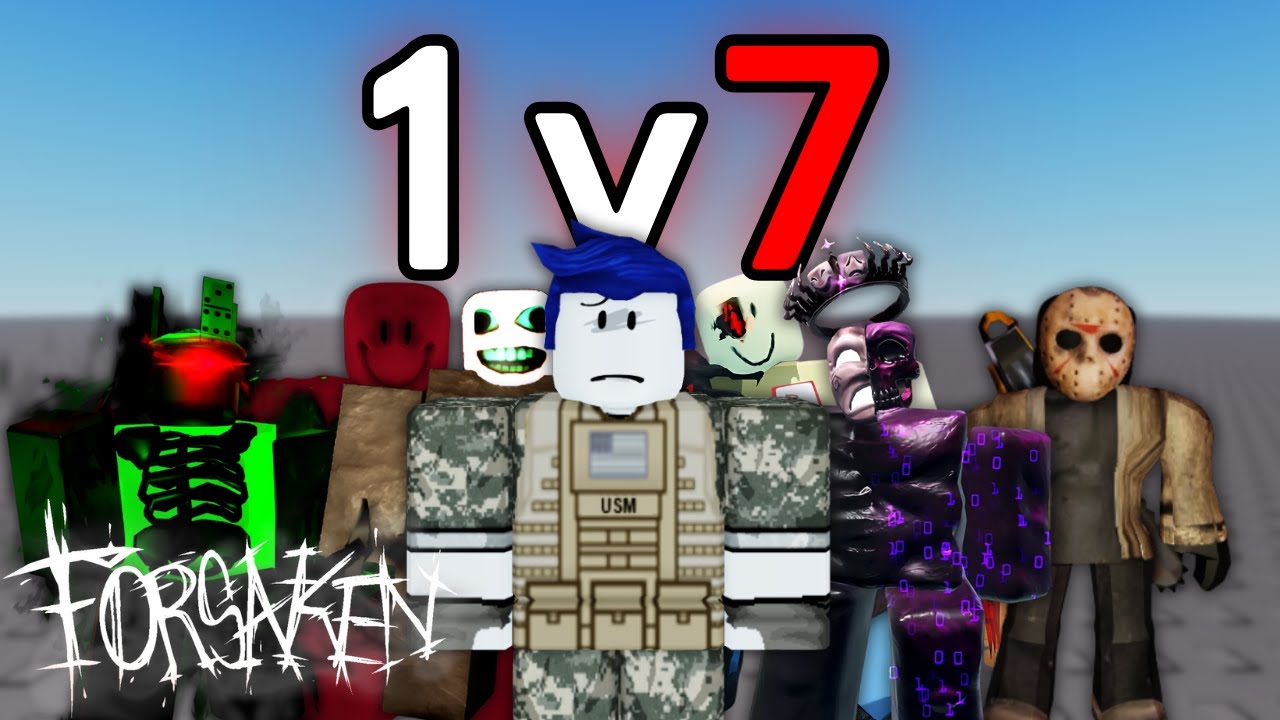 【forsaken】 我在被遺棄中被7個人team了?! 但是我虐爆他們😎｜鯊貓SharkCat