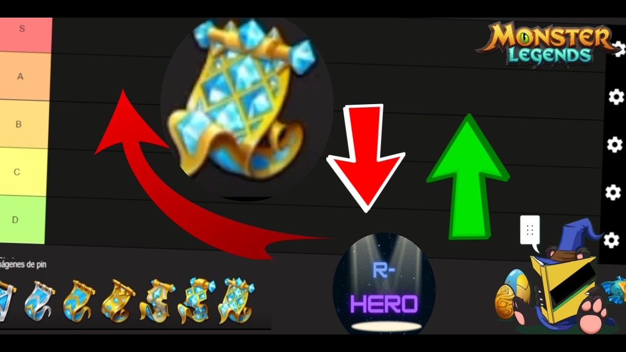 MEJORES ESTANDARTES ANCESTRALES, Tierlist. Monster legends.