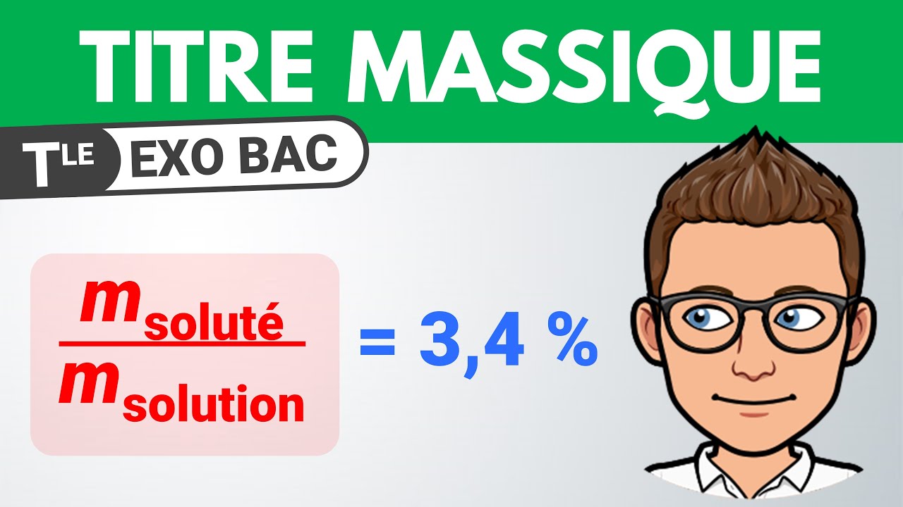 Calculate the MASSIVE TITLE 🎯 Baccalaureate Exercise | Final Year Chemistry Specialization