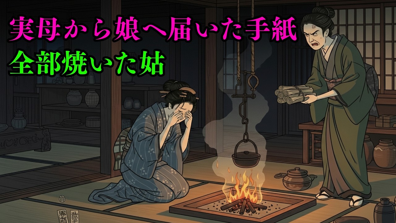 実母が娘に送った手紙を全て燃やした賢い姑の逸話