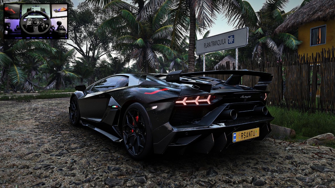 Lamborghini Aventador SVJ - Forza Horizon 5 | Logitech G920 - RSantu