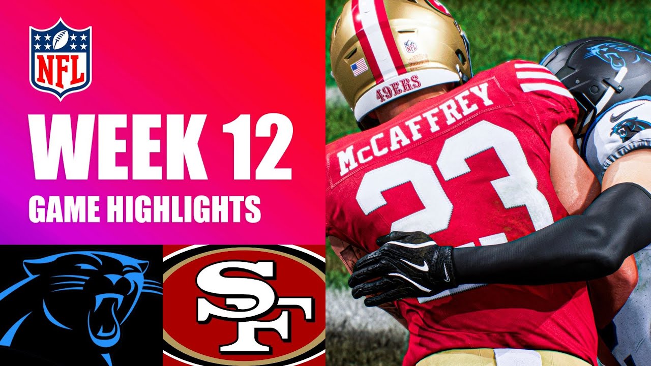 Panthers vs. 49ers Week 12 - Madden 26 Simulation Highlights