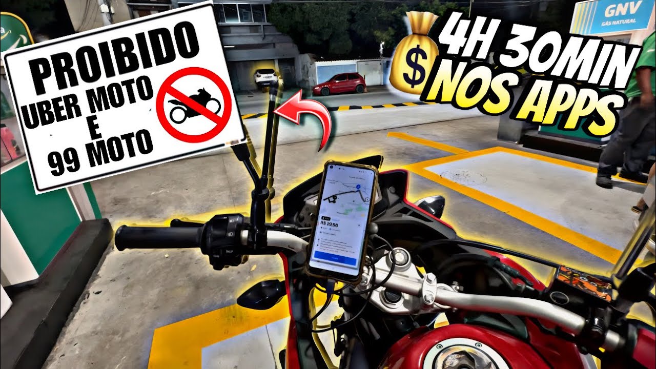TÁ DIFÍCIL TRABALHAR AQUI! 4H NA UBER MOTO E 99 DEU PRA FAZER A META 🔥🙏🏻🚀