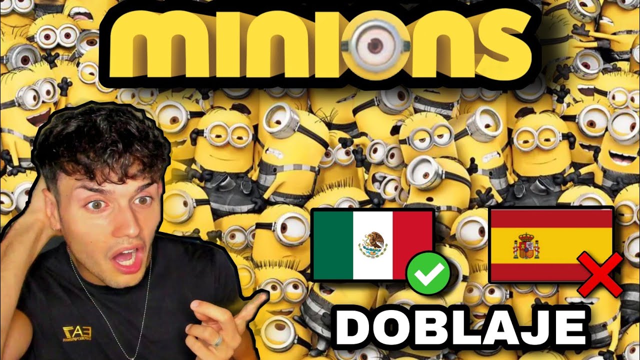 🇪🇸ESPAÑOL REACCIONA a DOBLAJE LATINO vs ESPAÑOL en GRU MI VILLANO FAVORITO🇲🇽*INCREIBLE*