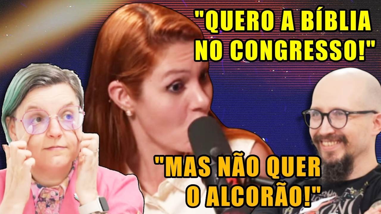 ANA CAMPAGNOLO EMPAREDADA POR RODRIGÃO EM ENTREVISTA SOBRE ESTADO LAICO - REACT @Podcast 3 irmãos