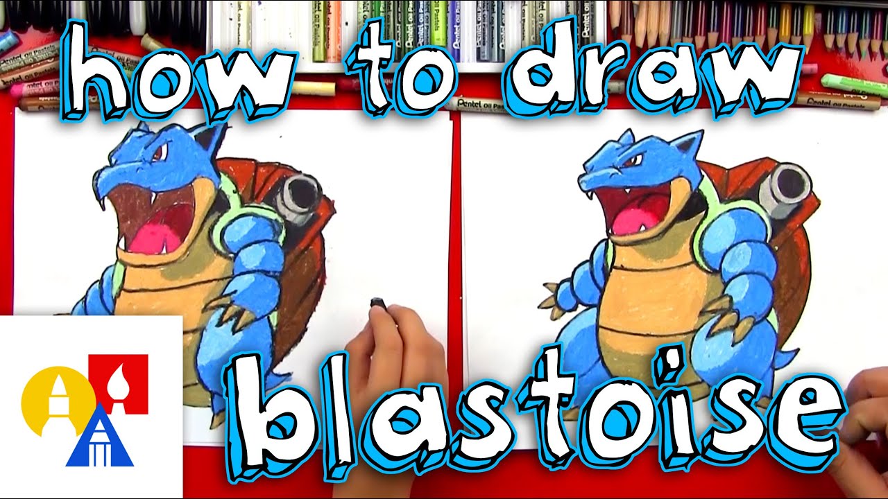 How To Draw Blastoise From Pokemon