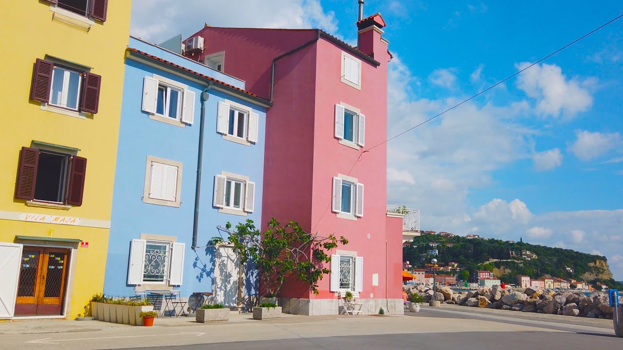 Piran, Little Venice, Slovenia - 4K Virtual Walk