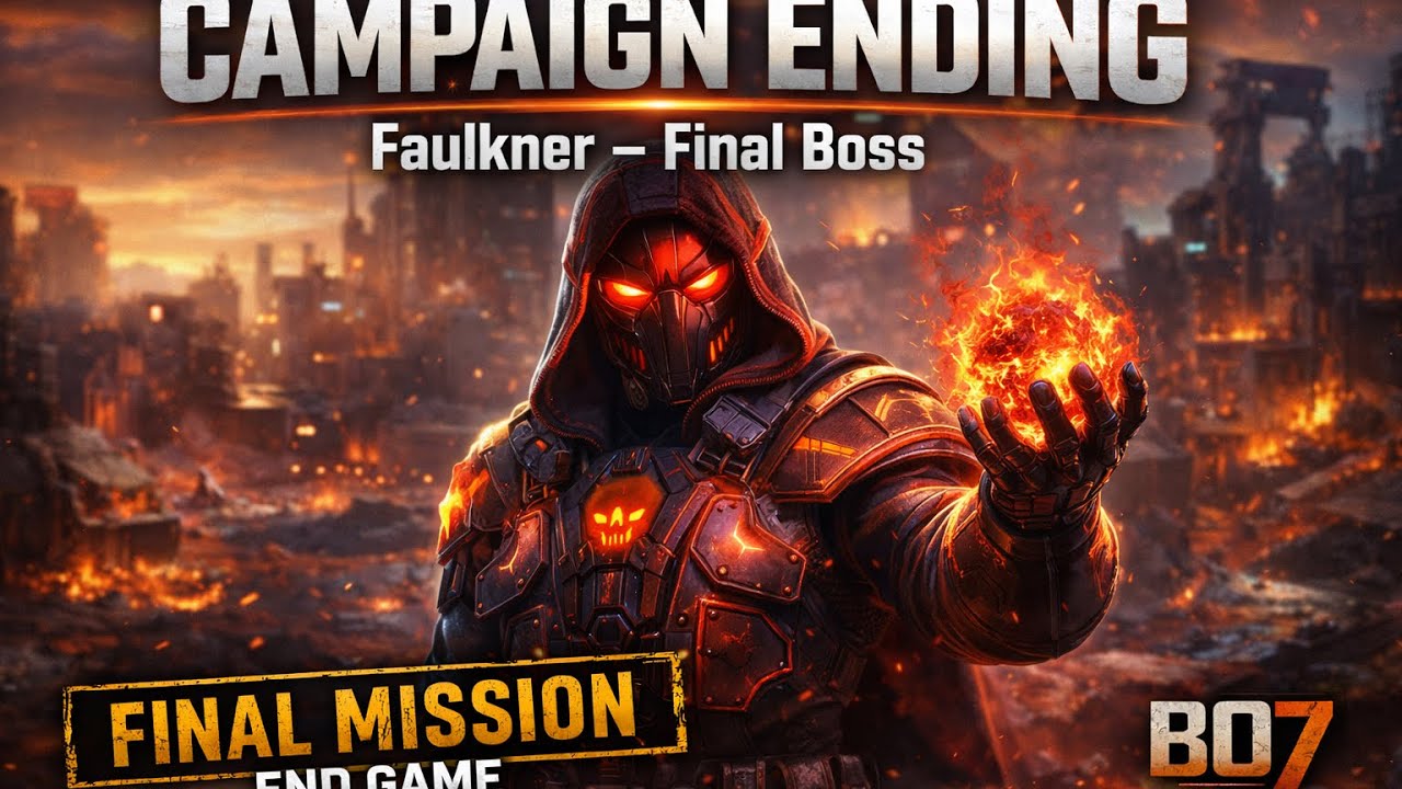 Call of Duty: Black Ops 7 Campaign Final Boss in End Game Defeated! 4K60
