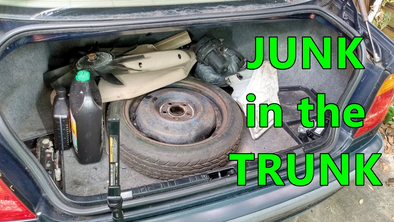 BMW E46 Project: Weight Reduction, Part 2 (junk in the trunk)