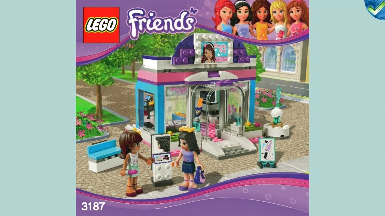 3187 Beauty salon LEGO® Friends Manuals at the Brickmanuals LEGO® Instruction Archive
