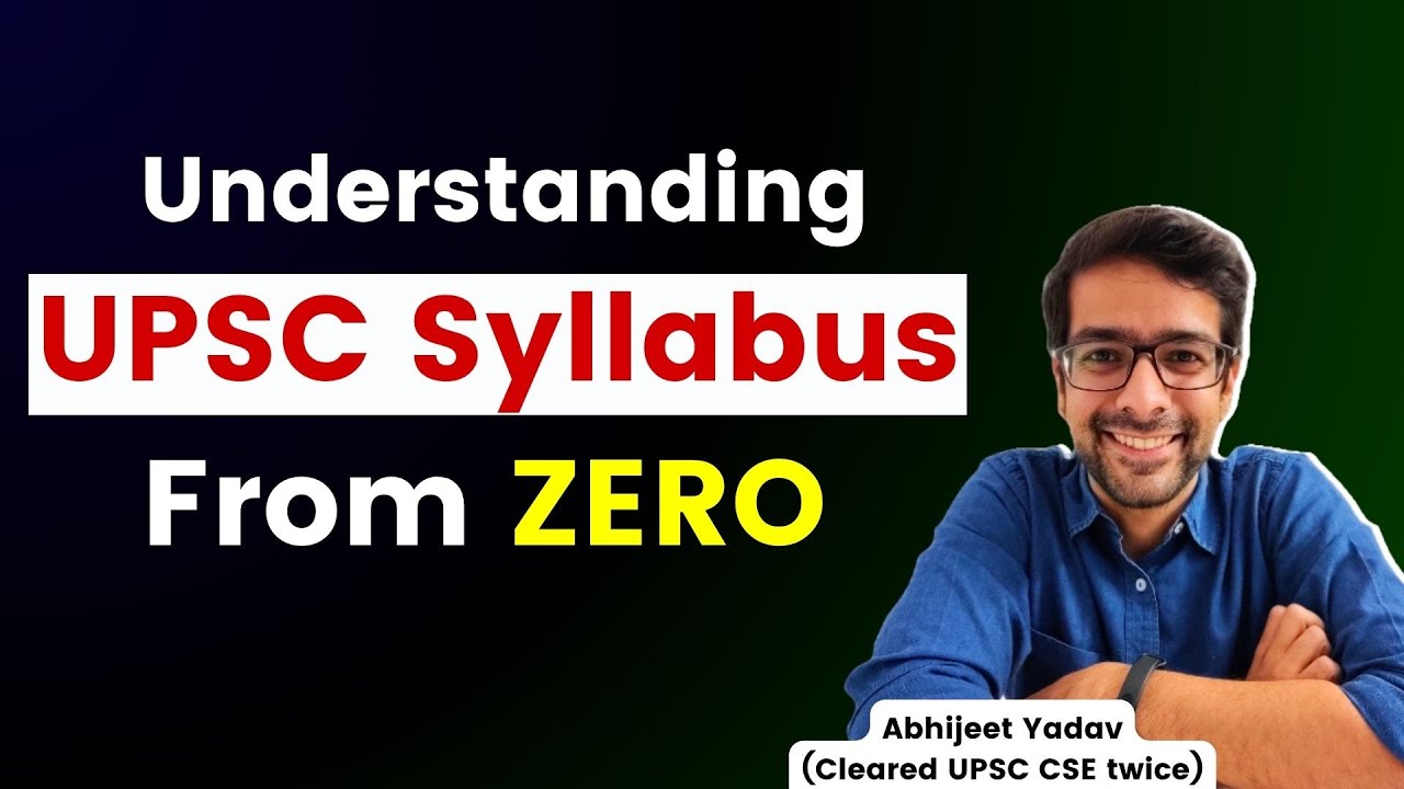 UPSC CSE syllabus | understanding the exam pattern | UPSC CSE 2026