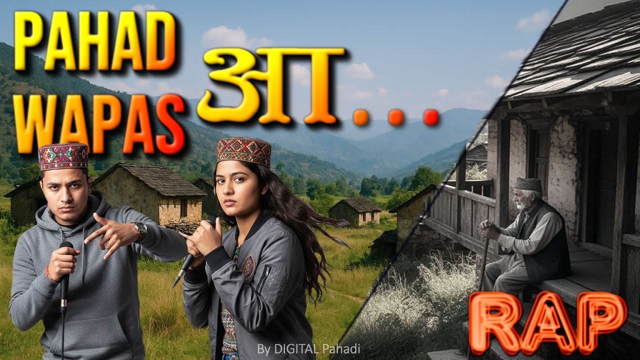पहाड़ वापस आ | RAP 2025 | Pahad Wapas Aa Garhwali RAP Song by DIGITAL Pahadi