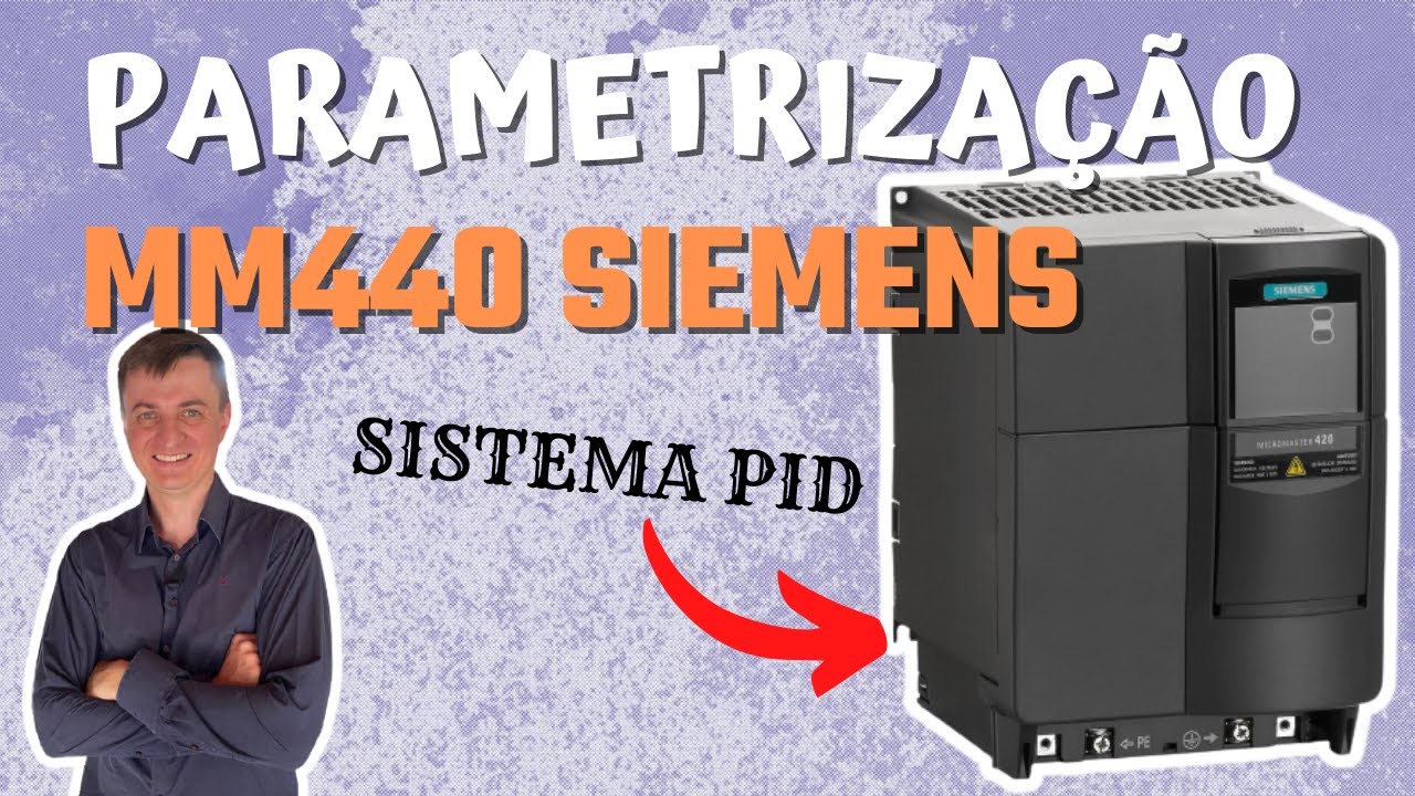 Parametrização MM440 Siemens sistema de controle PID