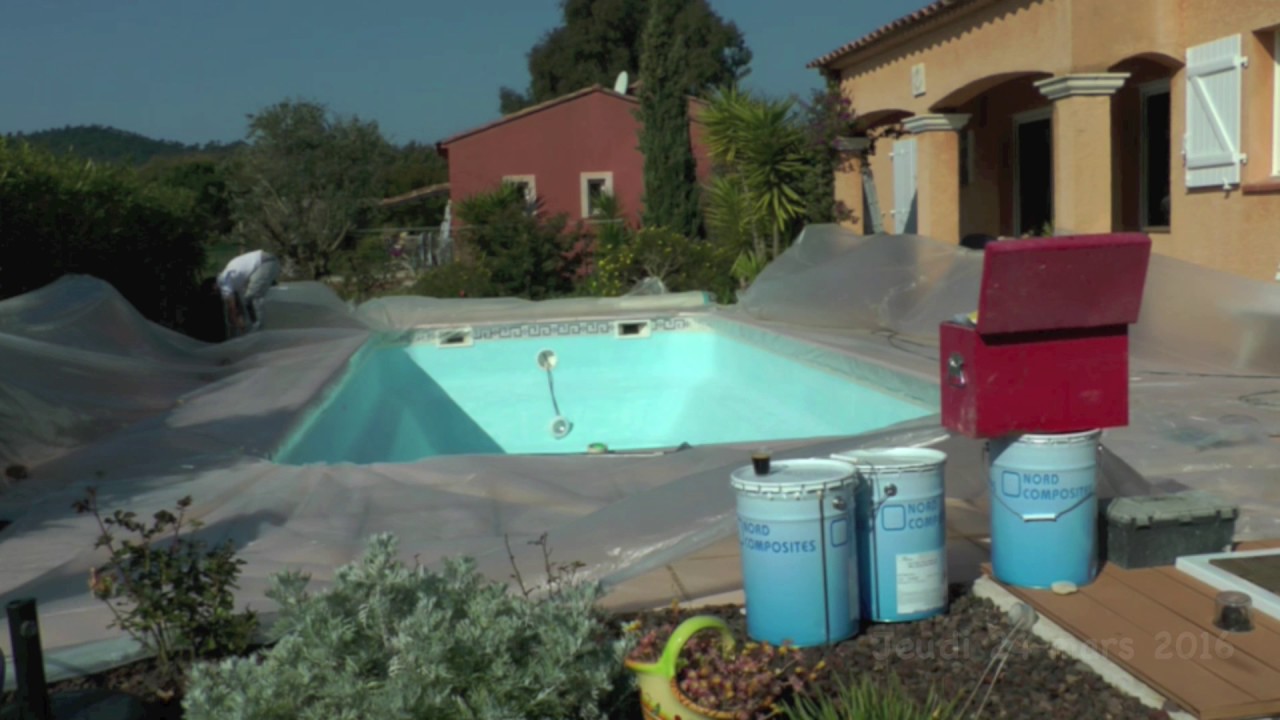 Réfection gelcoat par vision piscine composite