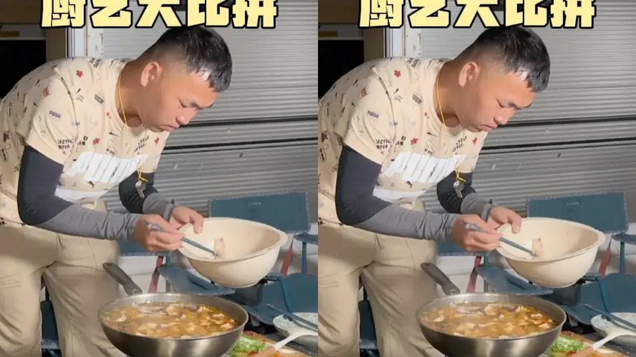 又要和朋友分开了，相约野外废弃房车，来个厨艺大比拼，做大餐吃