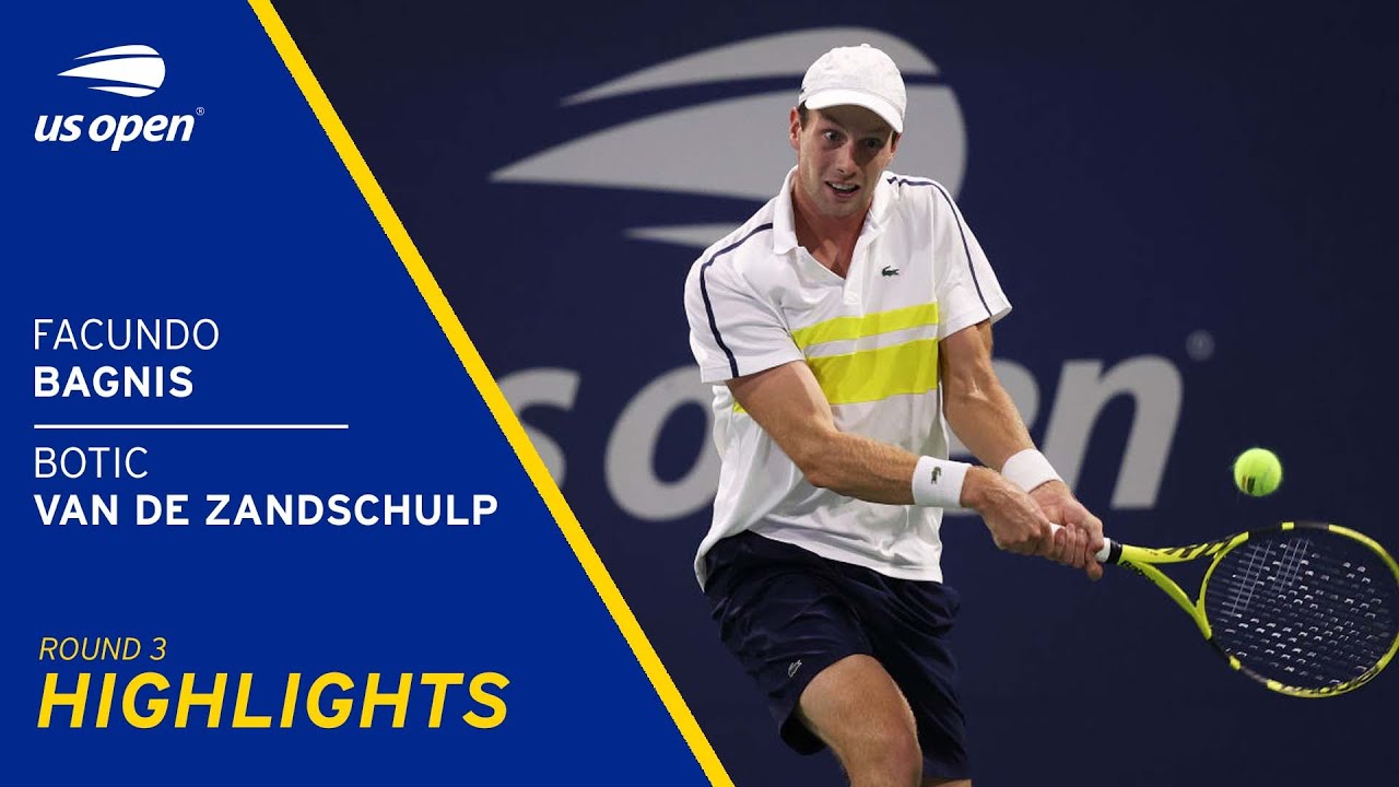 Facundo Bagnis vs Botic Van De Zandschulp Highlights | 2021 US Open Round 3