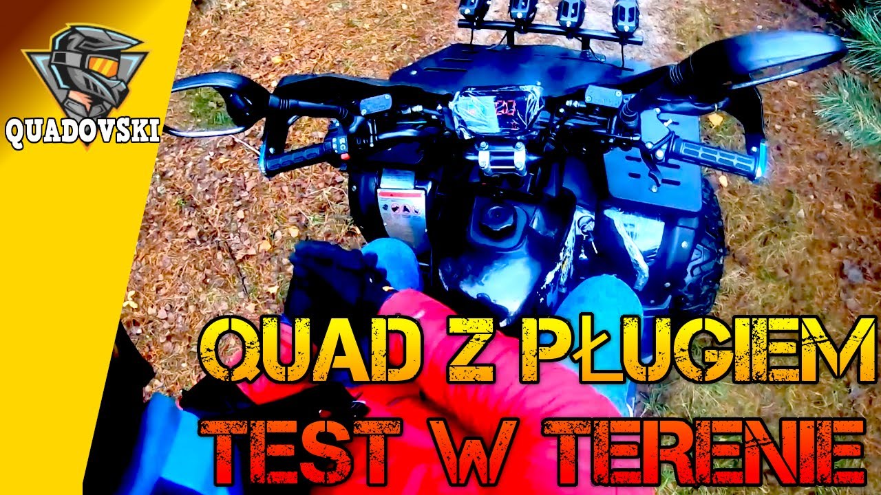 QUAD 250 Z PŁUGIEM ? / WARTO ? / MAŁY TEST W TERENIE / KING FARMER 250