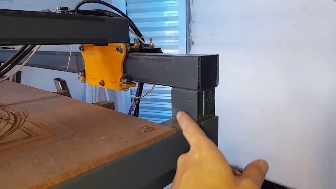 6.VEJA COMO  FICOU A  CNC CASEIRA !!!! SEE HOW THE HOMEMADE CNC