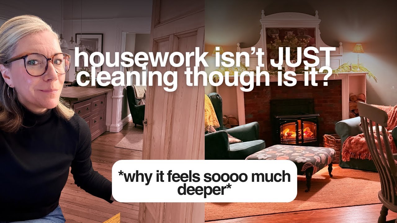 It is NEVER just about cleaning. Take a step back and reassess your housework load with me 💕