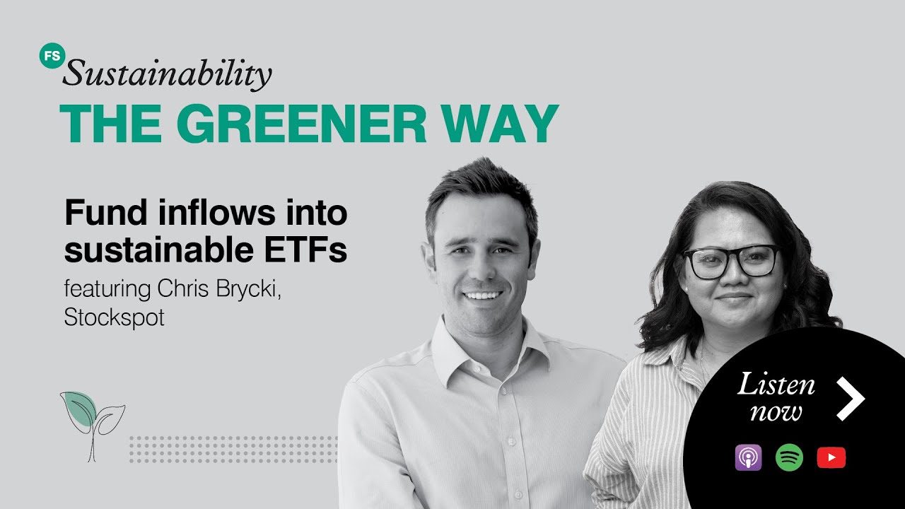 Fund inflows into sustainable ETFs