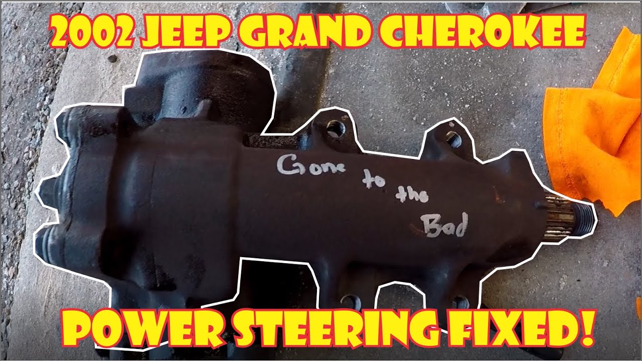 Замена редуктора гидроусилителя руля Jeep Grand Cherokee 2002 года (испортился)