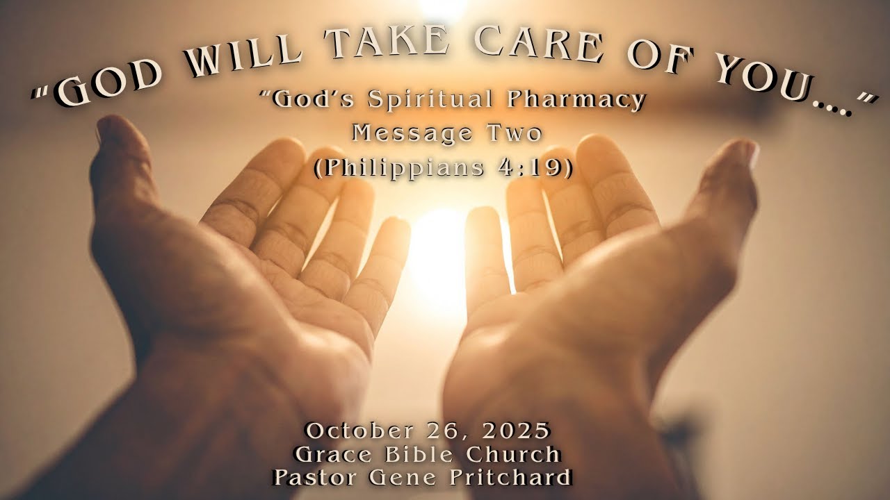 &ldquo;GOD WILL TAKE CARE OF YOU&hellip;&rdquo;- God&rsquo;s Spiritual Pharmacy - Session Two