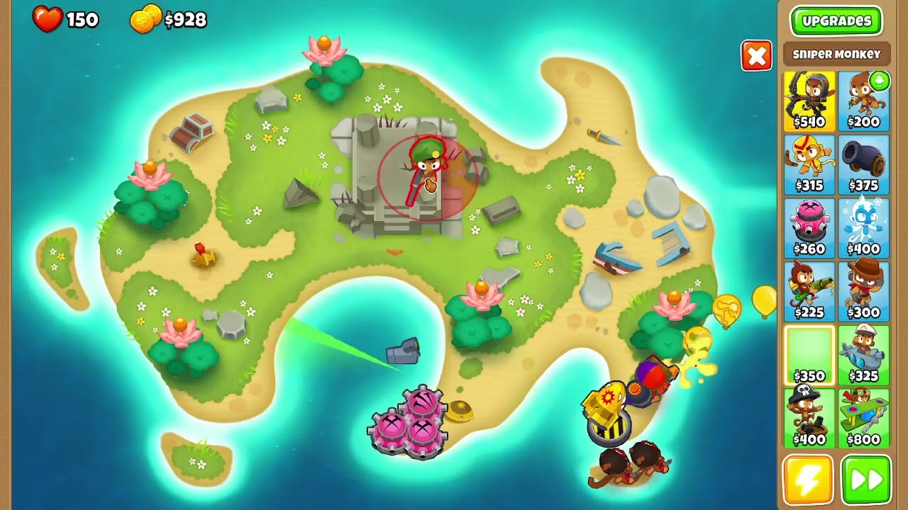BTD 6 Game Sesh Lotus Island