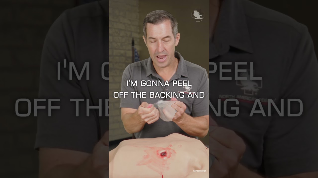 How Does a Chest Seal Work? #bethedifference #beprepared #pneumothorax