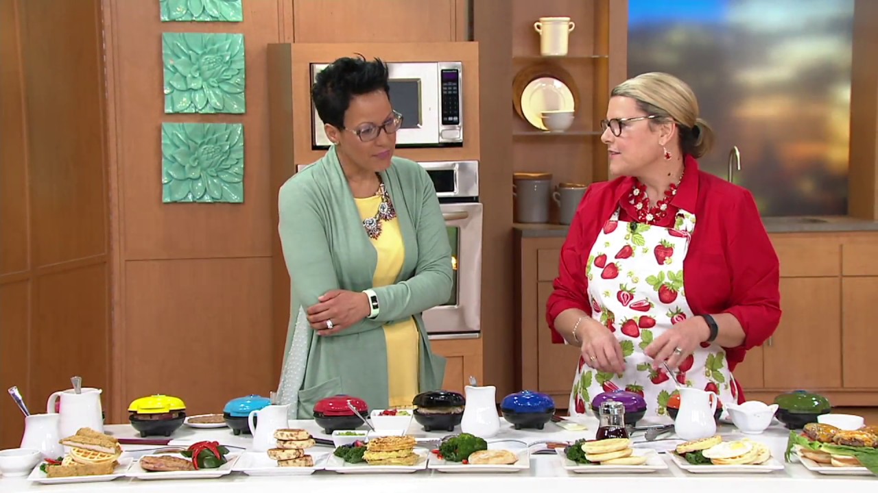 Yes Chef! Set of 3 Grill, Griddle & Waffle Mini Makers on QVC
