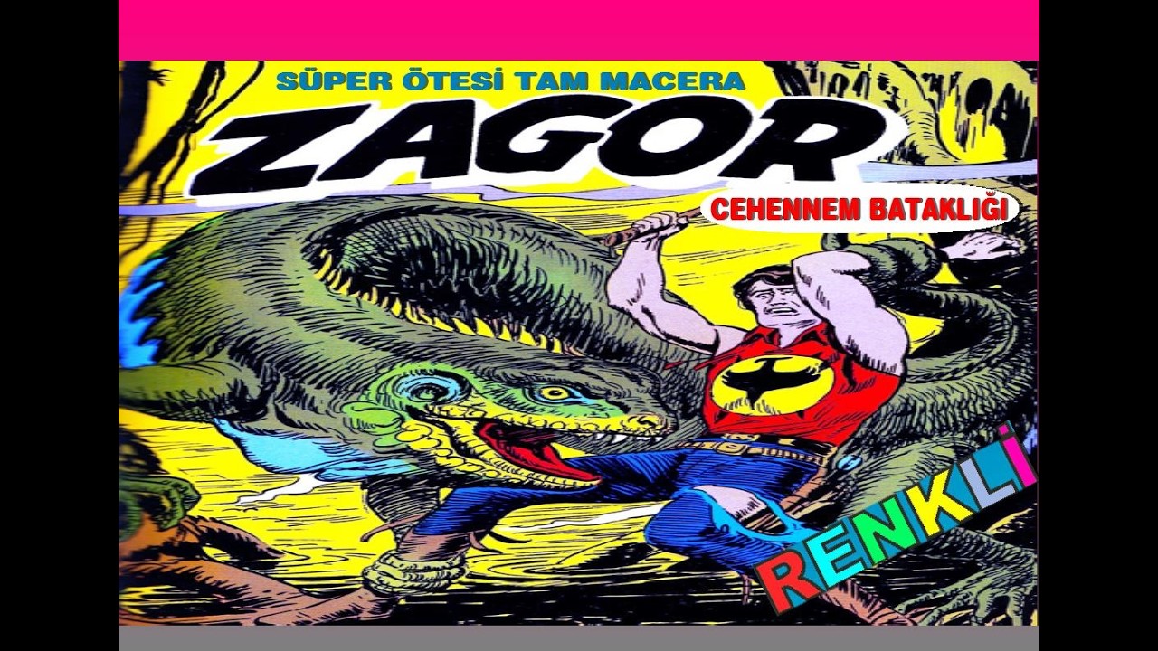 ZAGOR ( CEHENNEM BATAKLIĞI ) RENKLİ S&Uuml;PER TAM MACERA