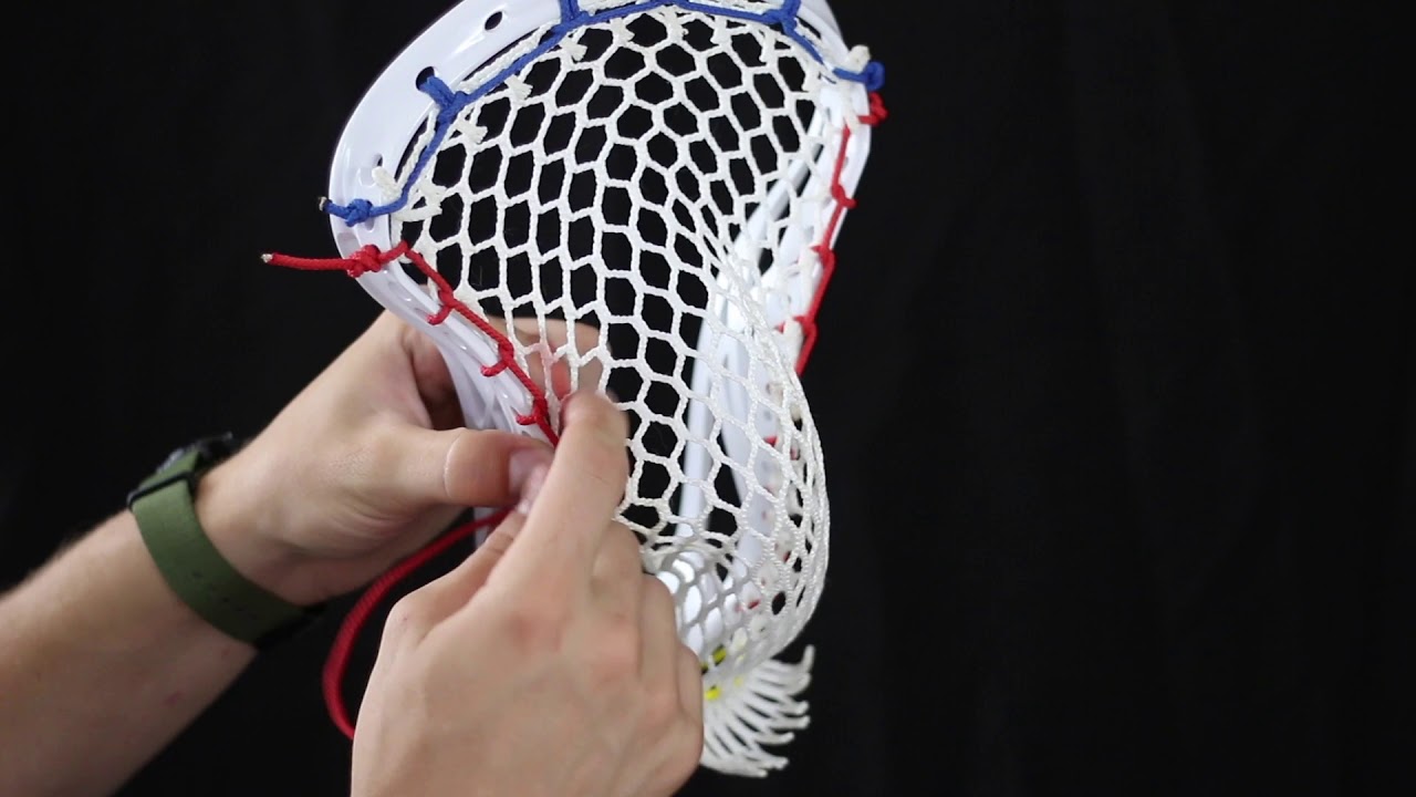 How To String A Lacrosse Head (Low Pocket) | Alpha Lacrosee