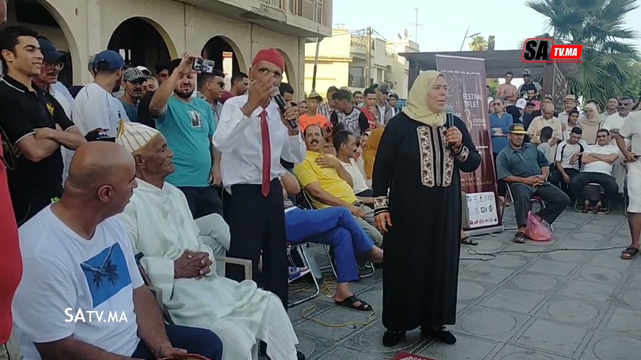 عروض فكاهية بساحة المغرب العربي بتيفلت ، للثنائي الكرام والركراكي