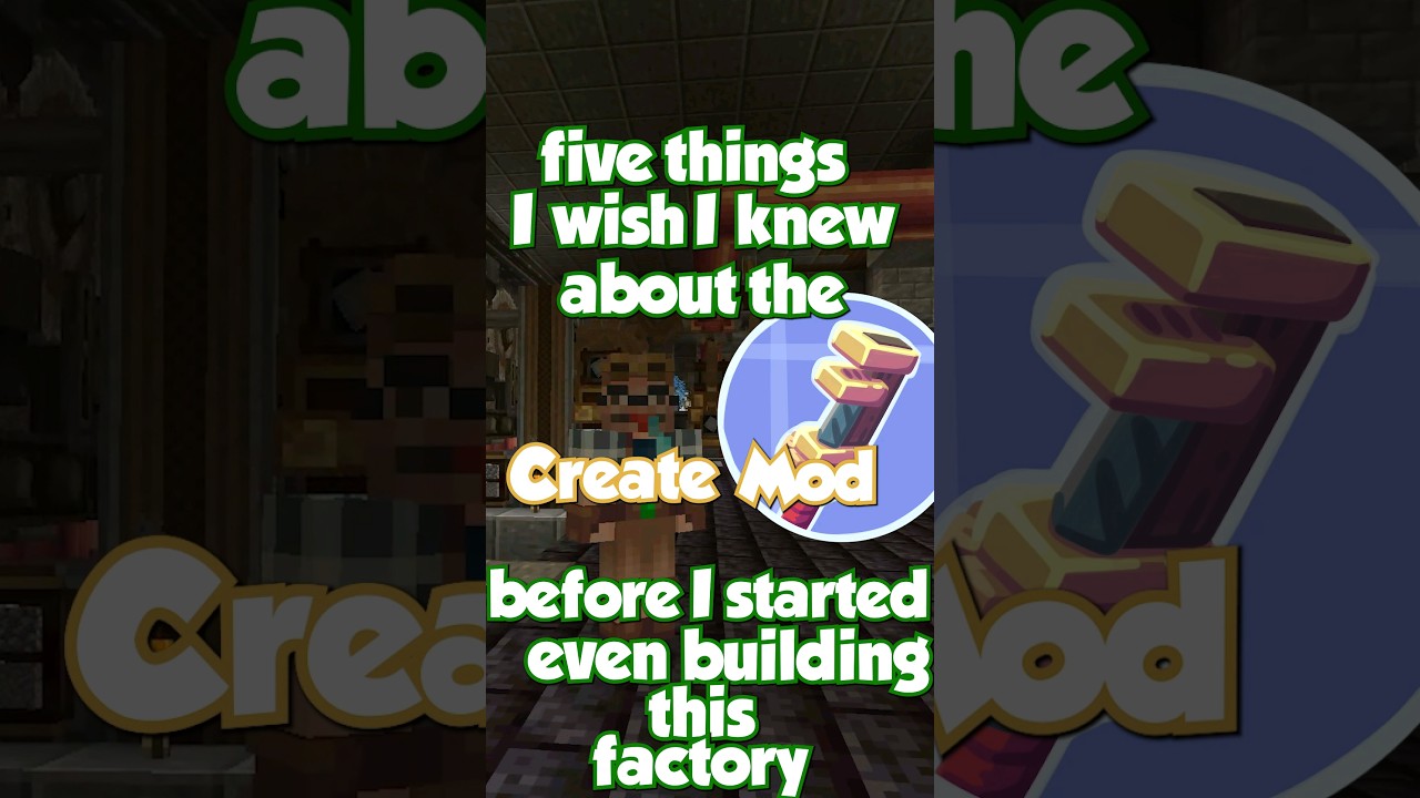 5 things I wish I knew about the Create Mod before building this factory