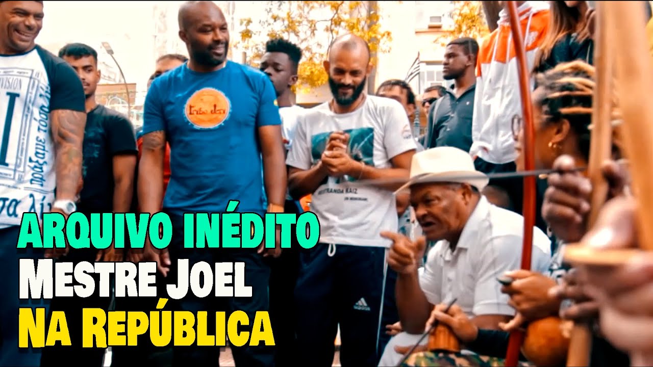 Mestre Joel na Roda da Praça da República (2018) | Arquivo Inédito da Capoeira de Rua