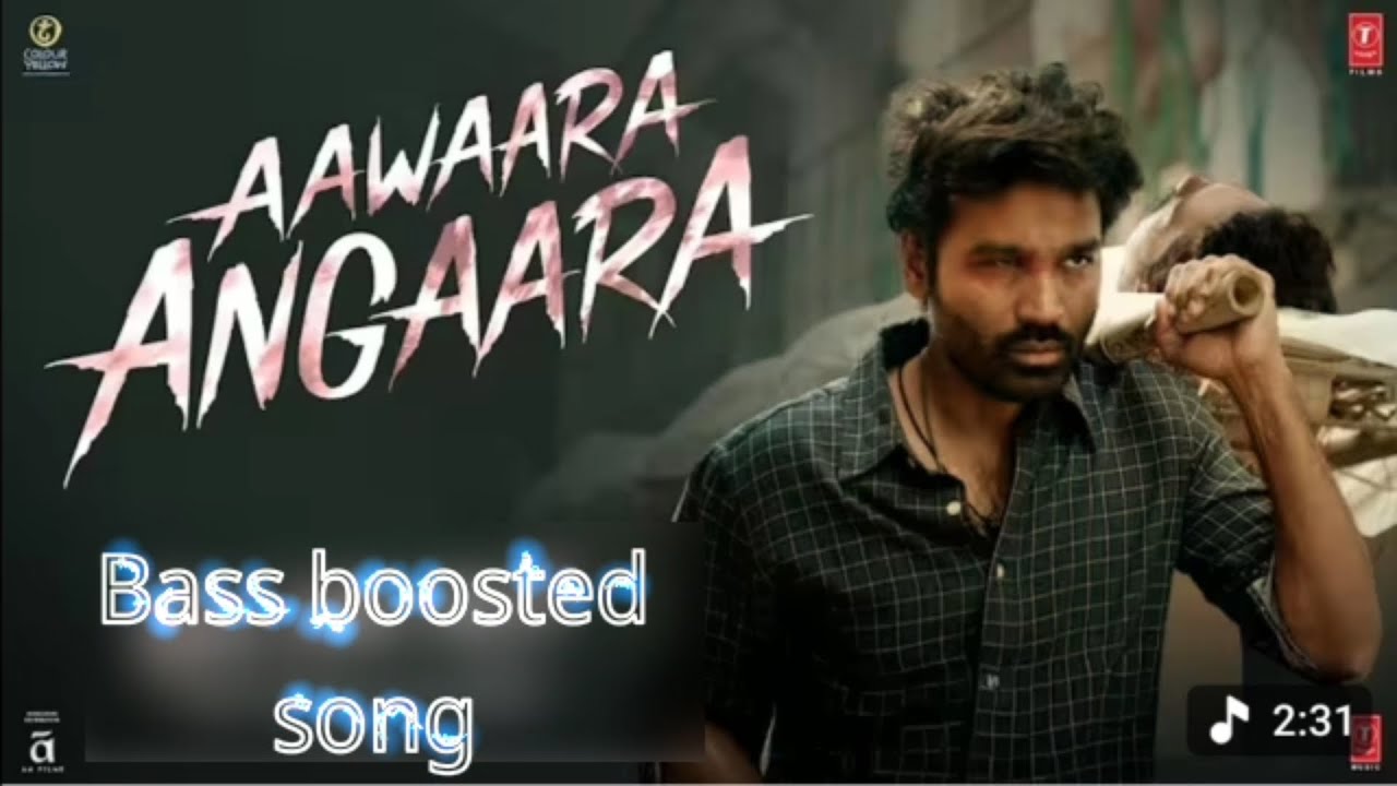 Aawaara Angaara Bass Boosted Song : Tere Ishk Mein | Dhanush, Kriti S | AR Rahman