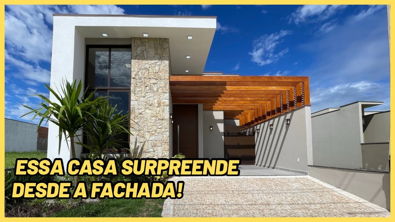 Casa à Venda em Paulínia/SP | Térrea Moderna com Piscina e 3 Suítes