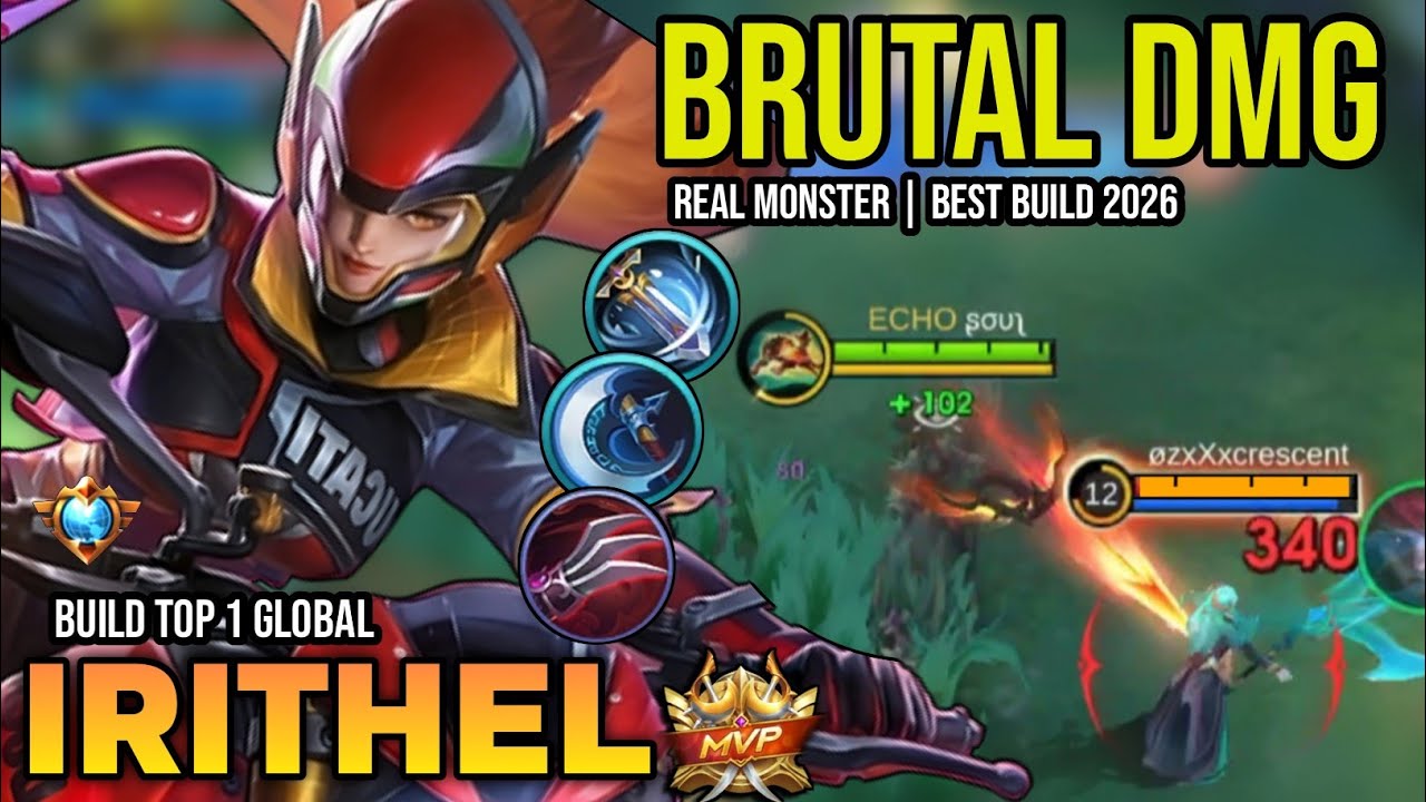 ЛУЧШАЯ СБОРКА НА IRITHEL 2026 | ТОП-1 СБОРКА В МИРЕ, ГЕЙМПЛЕЙ НА IRITHEL | MOBILE LEGENDS✓