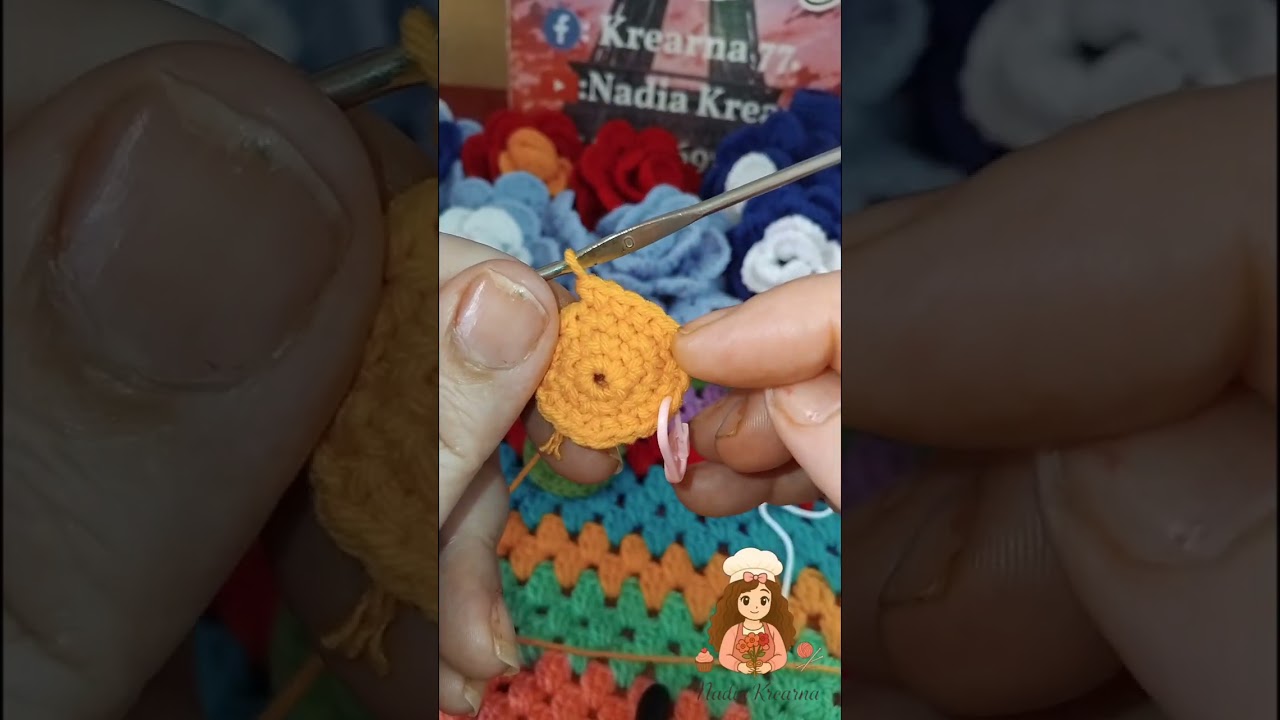 Tutorial paso a paso para Realizar Flor: Margarita a Crochet 🌺💐💖