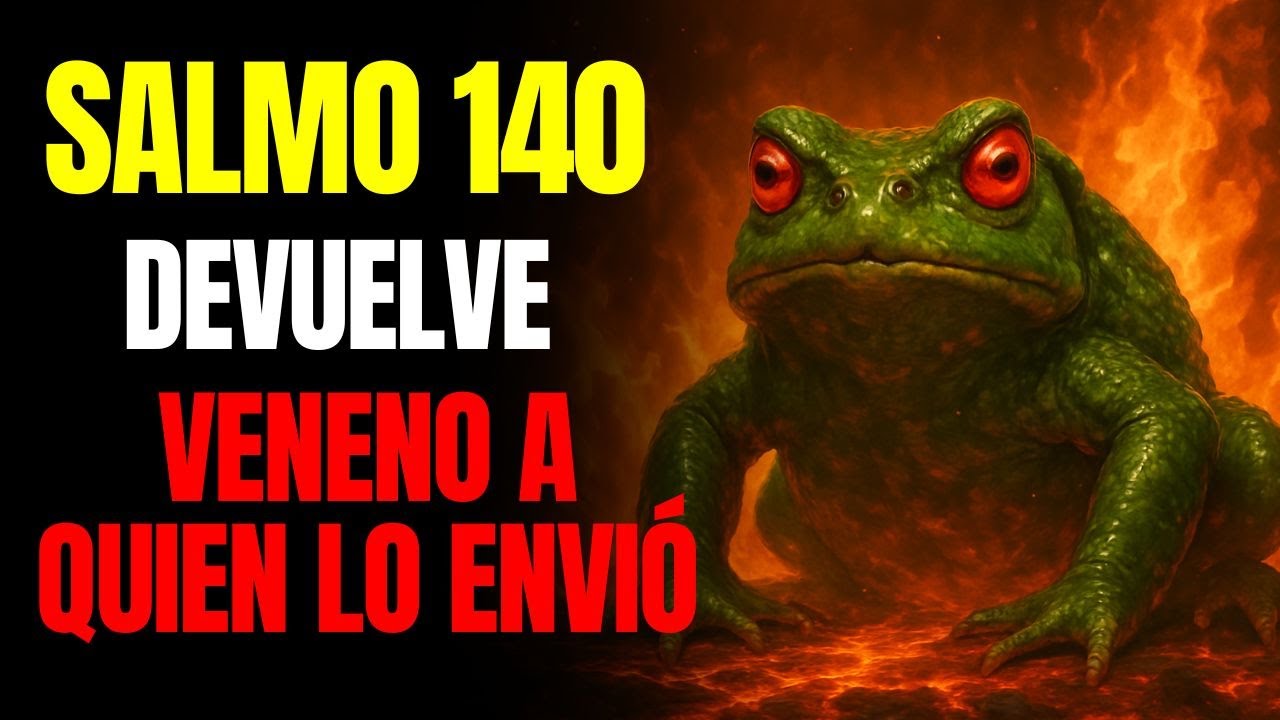 SALMO 140 | ROMPE TODO MAL QUE TE LANZARON - DEVUELVE EL VENENO A QUIEN LO ENVIÓ