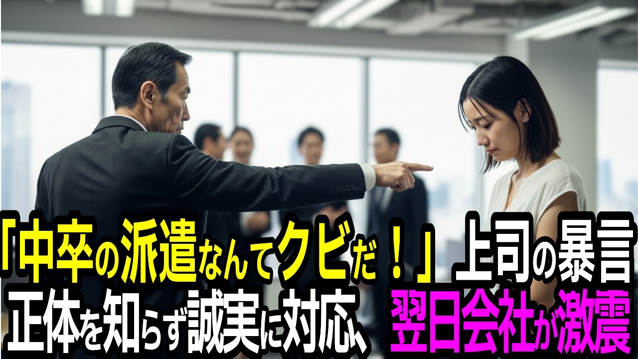大物と知らず誠実に対応し続けたOL、会社をクビになり去った後の結果に涙が止まらない