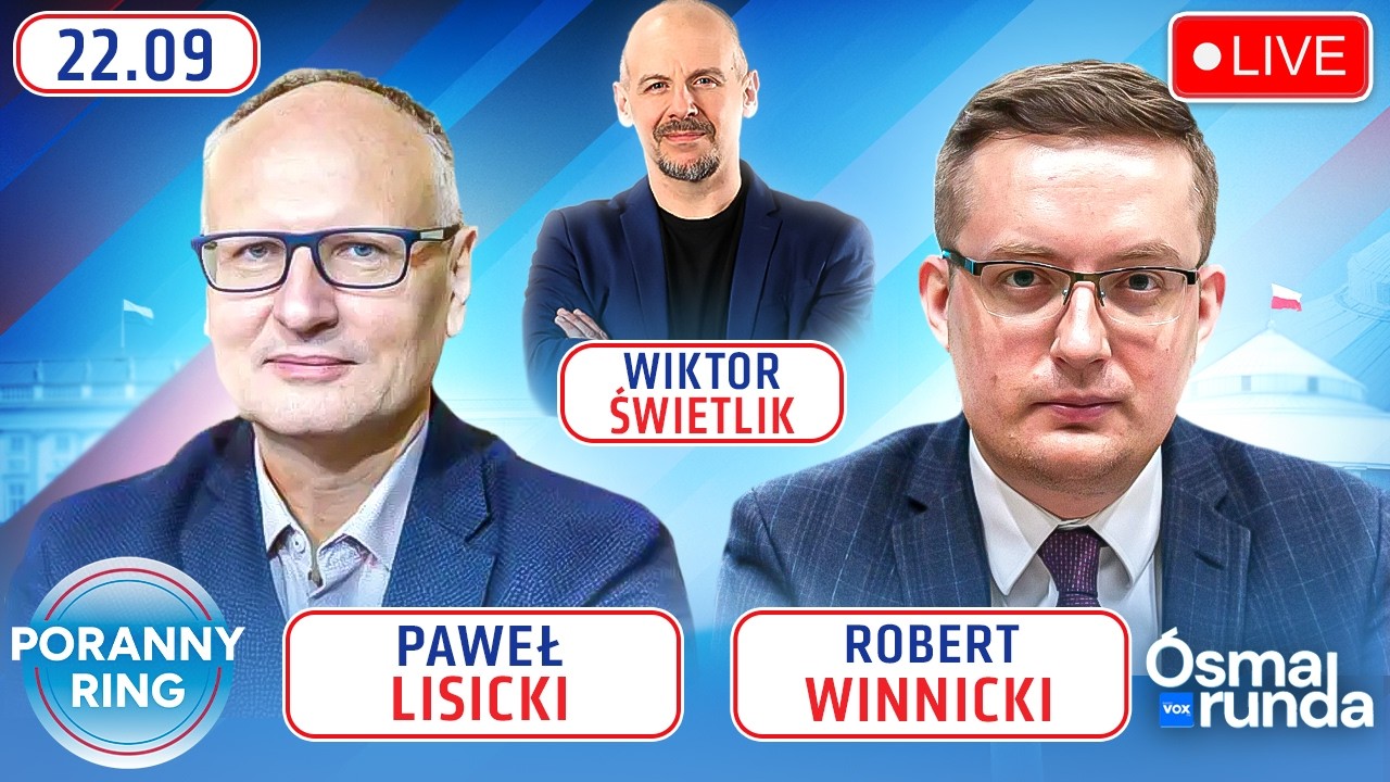 🔴 PORANNY RING 7:30 - ROBERT WINNICKI, PAWEŁ LISICKI